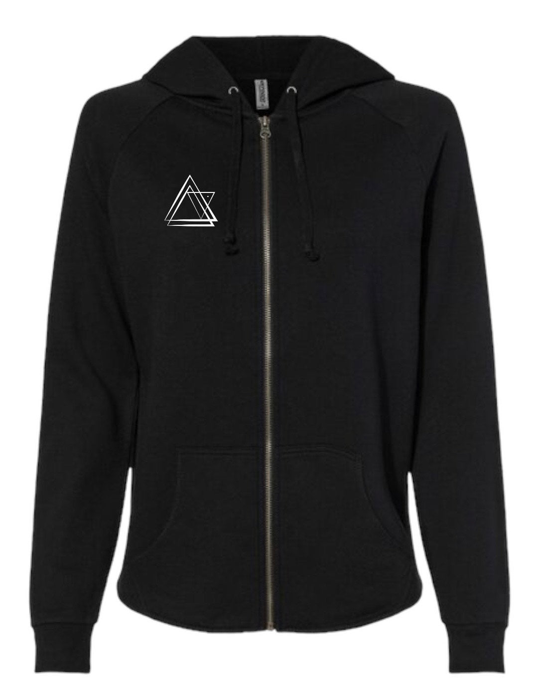 One Light Wave Wash Zip Sweatshirt