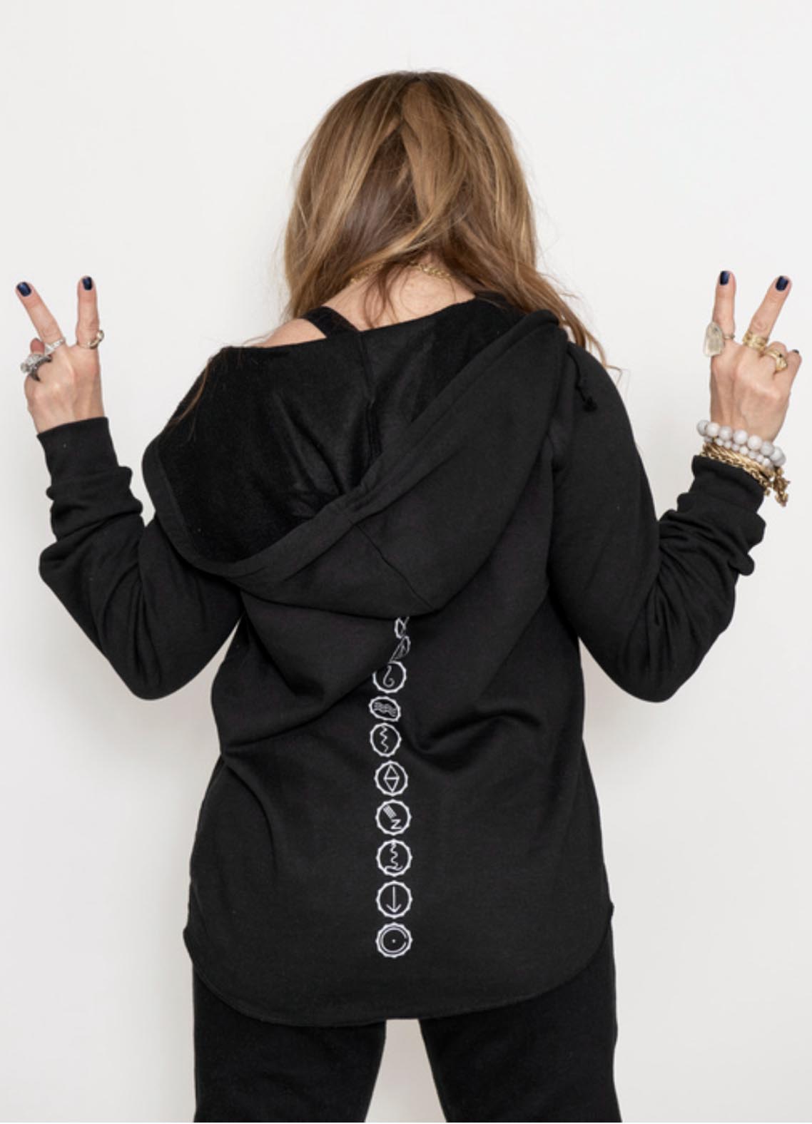 One Light Wave Wash Zip Sweatshirt